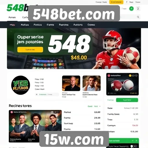 Avaliação da experiência do usuário no site 548bet